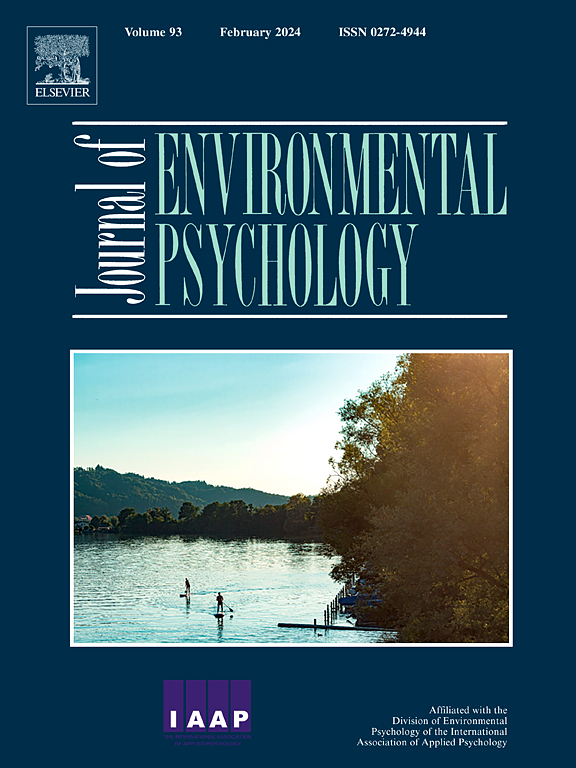 Go to journal home page - Journal of Environmental Psychology